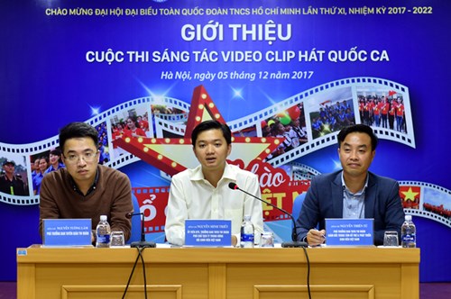 Trung ương Hội Sinh viên Việt Nam giới thiệu cuộc thi sáng tác video clip hát Quốc ca trong sinh viên.
